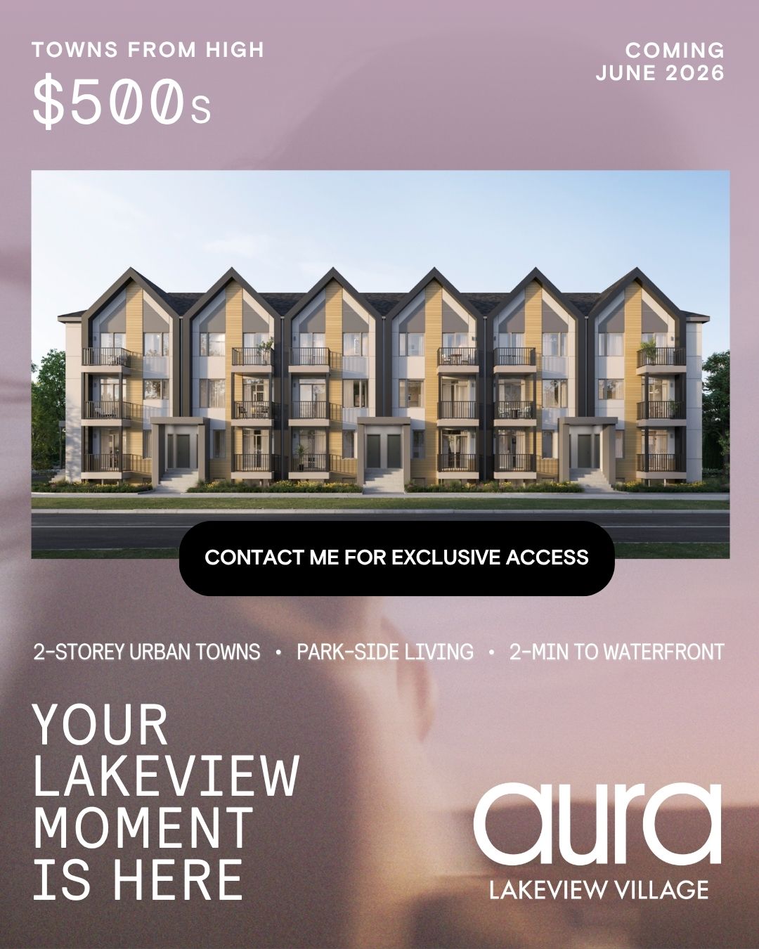 Aura at Lakeview Village — Launch Campaign